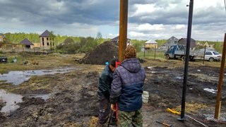 Заказать монтаж винтовых свай в Железнодорожный - цена под ключ с доставкой от 1883 шт