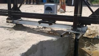 Купить сваи для ворот в Железнодорожный. Заказать ворота на сваях под ключ от 21960 руб